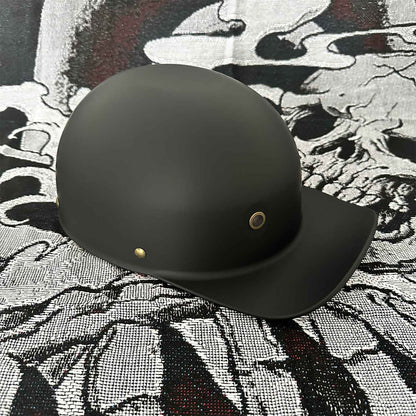 Capacete de beisebol Moto Retro Capacete de motocicleta Capacete de scooter Masculino e feminino Capacete de meio capacete de moda ao ar livre