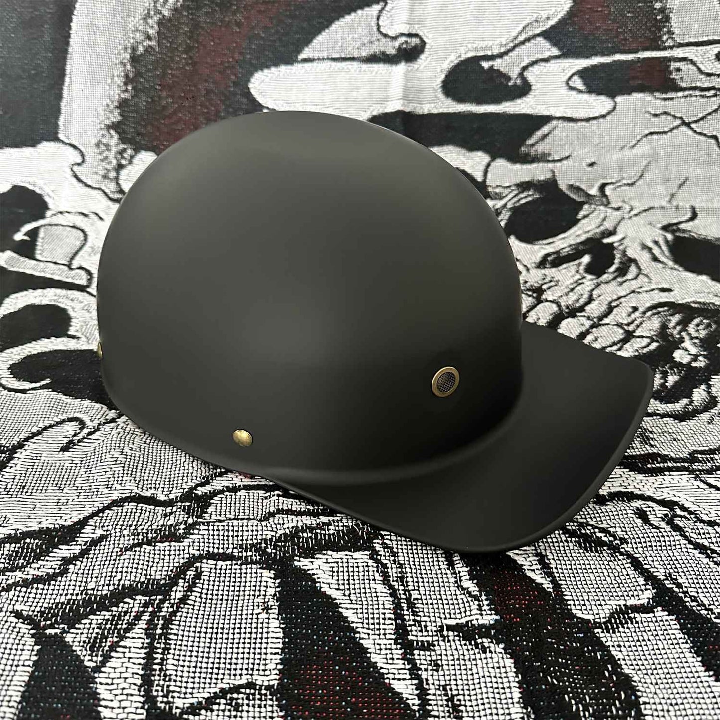 Capacete de beisebol Moto Retro Capacete de motocicleta Capacete de scooter Masculino e feminino Capacete de meio capacete de moda ao ar livre