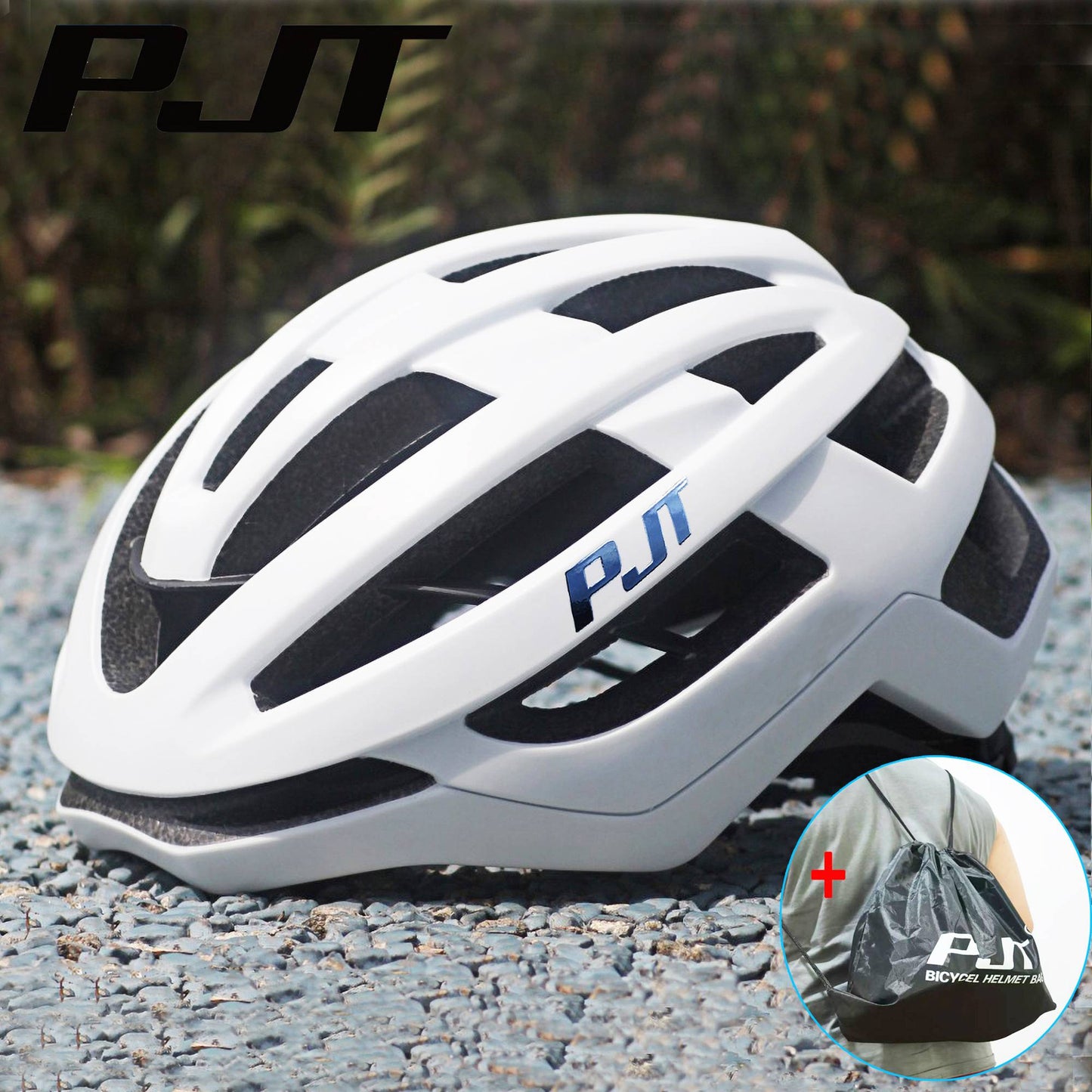 Capacete de Ciclismo PJT 3D Rígido Capacete de Bicicleta de Estrada de Corrida Esportivo Masculino Feminino Capacete de Ciclismo de Montanha Capacete de Segurança MTB