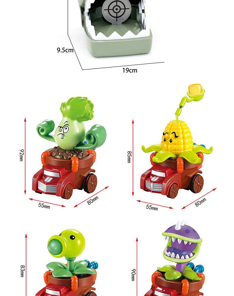 1pcs New PLANTS VS ZOMBIES PVZ Pea Shooter Boss Action Figure Model Toy Dolls Shooting Dave Allstar Toy Kids Gifts For Boys