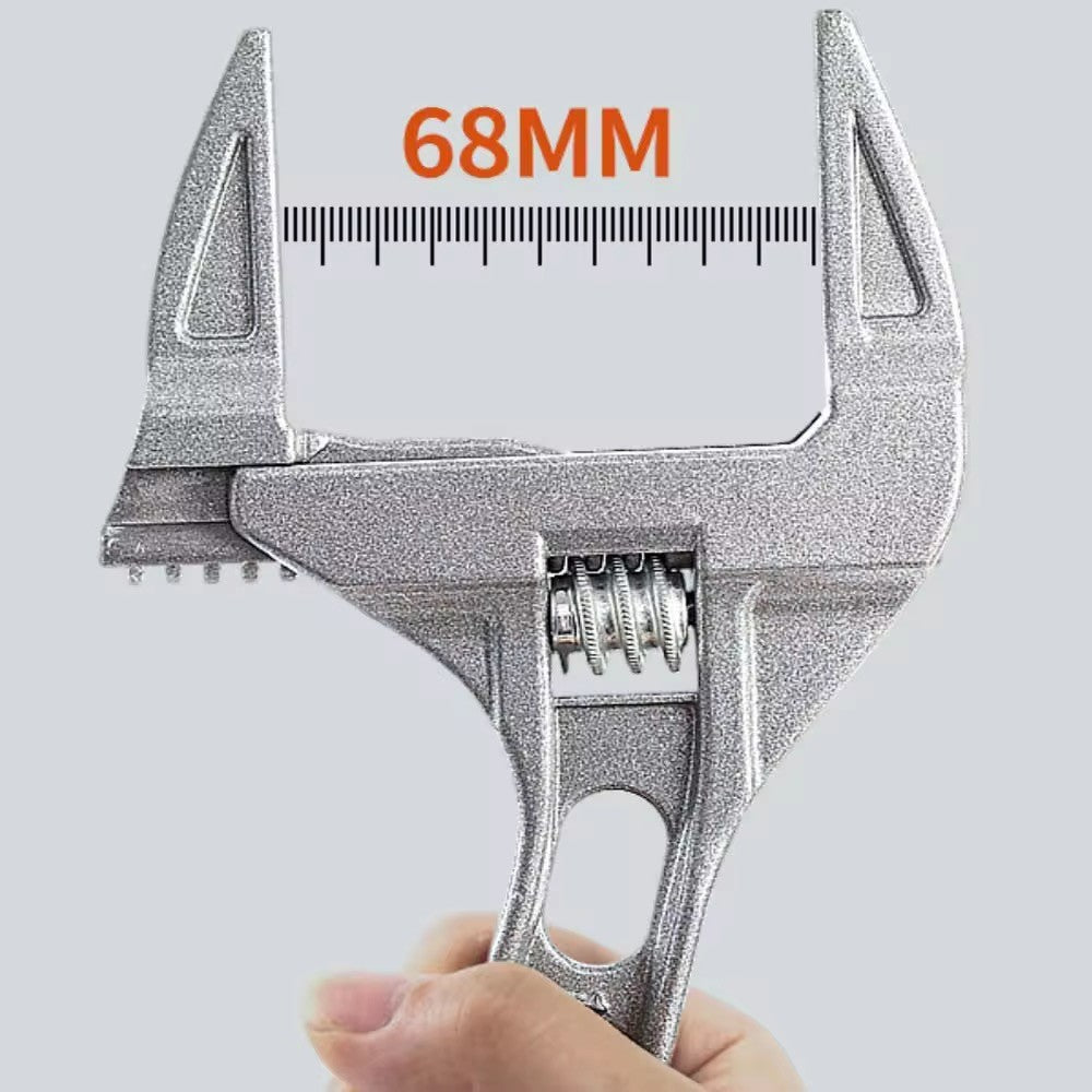 1PC 6-68mm Conjunto Universal de Reparo para Banheiro Ferramentas Manuais Chave de Tubo de Abertura Grande Chave de Porca Chave Inglesa Ajustável Ferramenta de Reparo para Banheiro