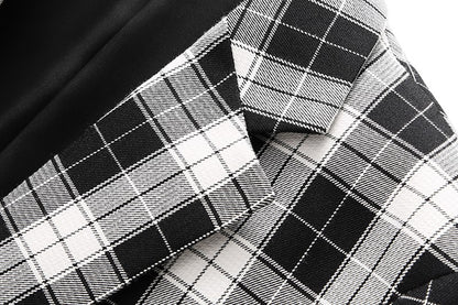 Single Breasted Plaid Suit Men's Clothing Fashion Simple Men Business Social Wedding Party Tuxedo Dress Blazers Jacket