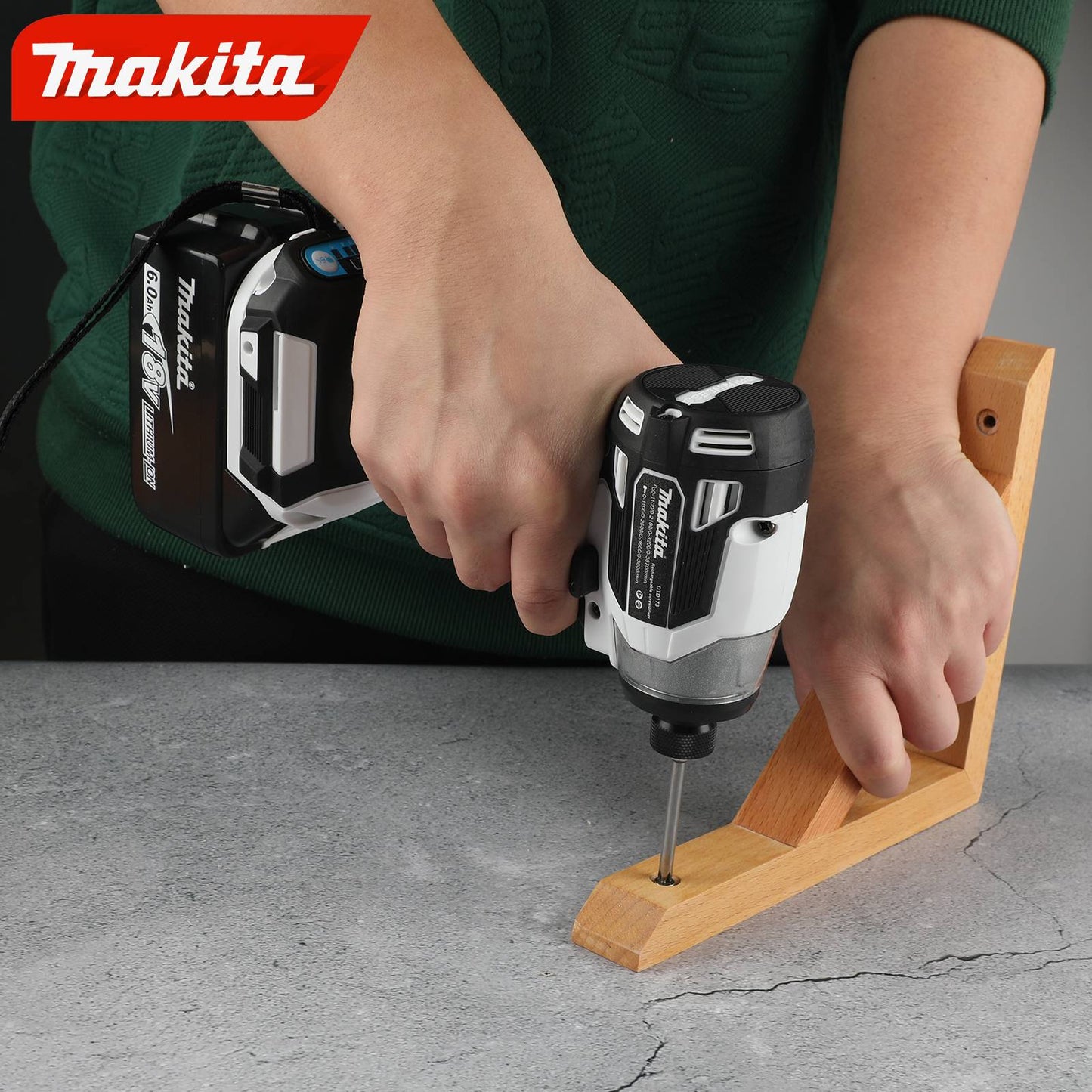 Parafusadeira de Impacto Makita Dtd173 Lítio Parafusadeira Elétrica Elétrica Parafusadeira Furadeira Elétrica Manual Modo Madeira/Parafuso/T Para Makita