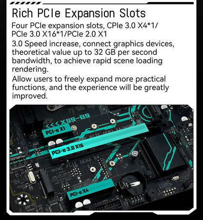MACHINIST X99 B9 Motherboard Optional LGA 2011-3 Xeon E5 2667 V4 Processor CPU combo And 16GB DDR4 RAM kit USB3.0