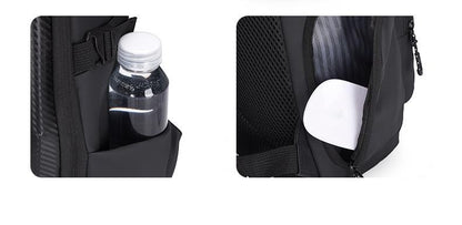 Mochila Rígida Masculina Equipamento de Cavaleiro Esportes ao Ar Livre Bolsa para Motocicleta Mochila para Motocicleta à Prova d'Água Mochila para Computador