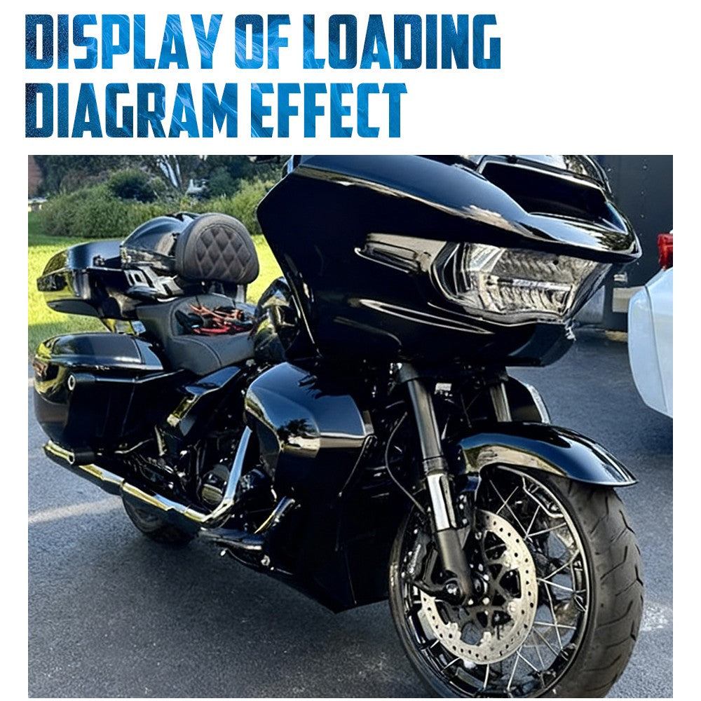 Motorcycle Fairing Spoiler Kit Lowers Cover Extended Chin Spoiler For Harley Touring Street Road Glide 23-Up FLHX FLTRX 2024-Up
