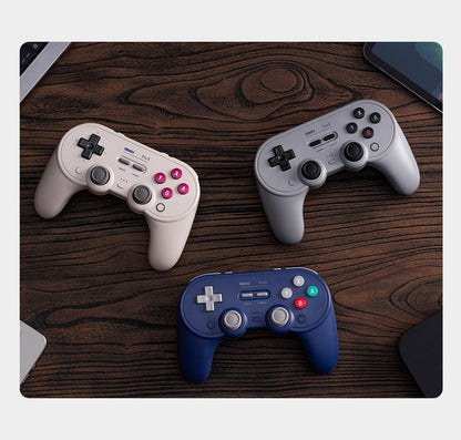 8BitDo Pro 3 Bluetooth Controller for Nintendo Switch 1/2 with TMR Joysticks, Charging Dock for Windows, Apple, SteamOS, Android
