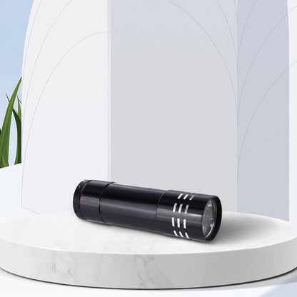 9 LED UV Flashlight Led Handheld Blacklight USB Nail lamp Pet Stain Leakage Marker Money Scorpion Detection Lights for Hiking Ca