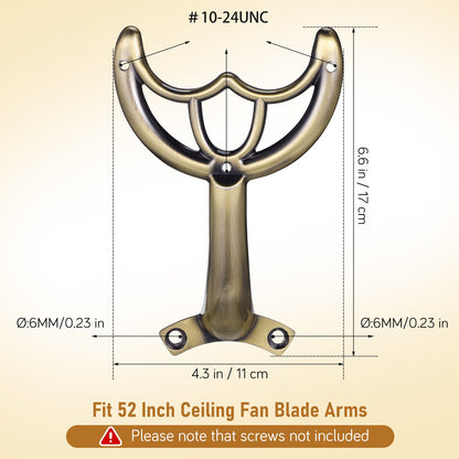 Replacement Arm Bracket Fan Blade Support Ceiling Components Hardware Parts Ceiling Fan Light Blade Support Rod Accessories