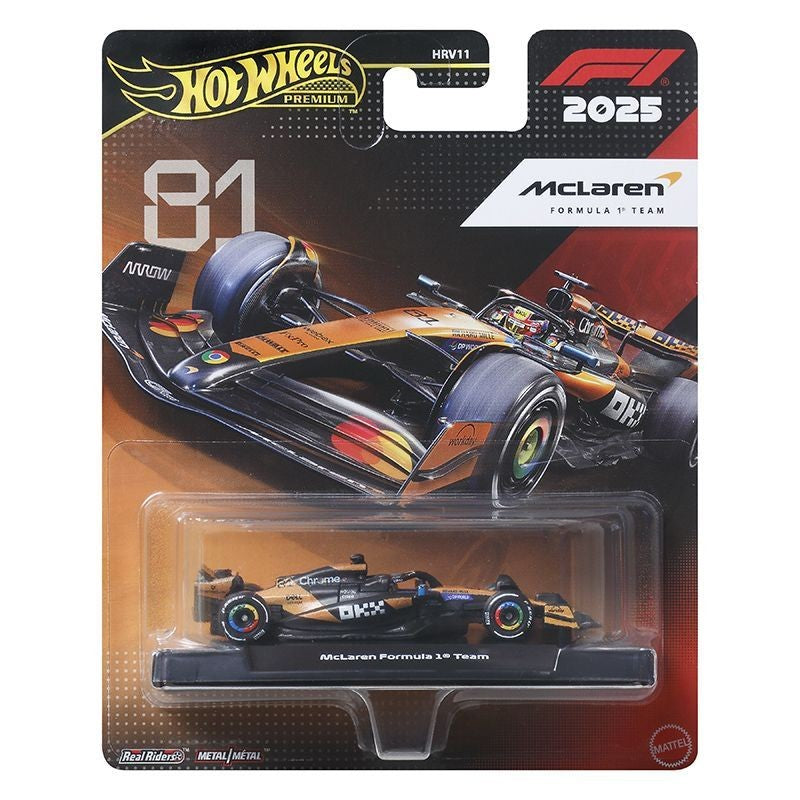 2026 New Original Hot Wheels "Gold Label" Series Formula 1 Racing Set Collecting Alloy Miniature Diecast Vehicle Cars Toys Gifts