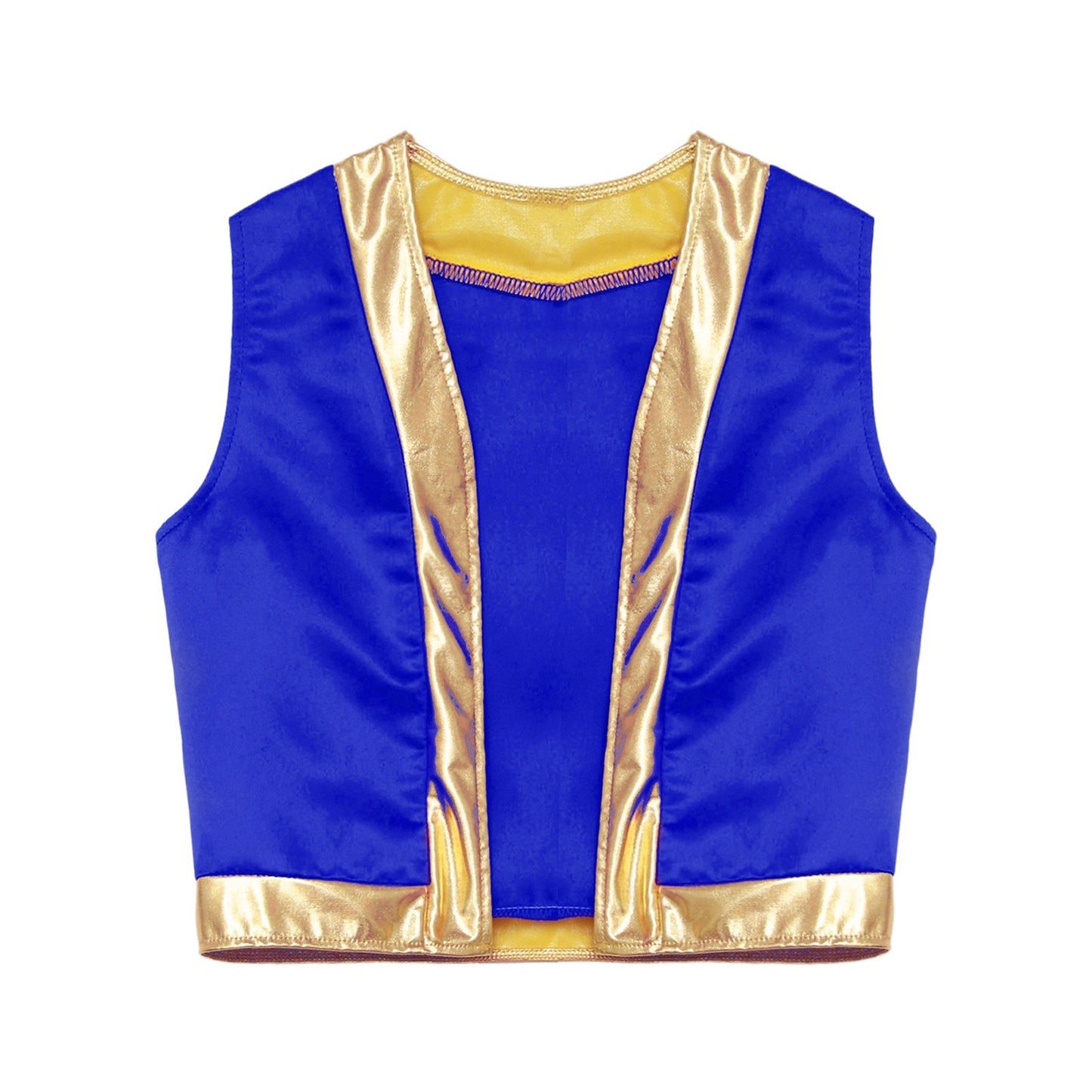 Boys Girls Halloween Toad Game Character Vest Open Front Loose Waistcoat Carnival Theme Party Super Brother Role Play Costume
