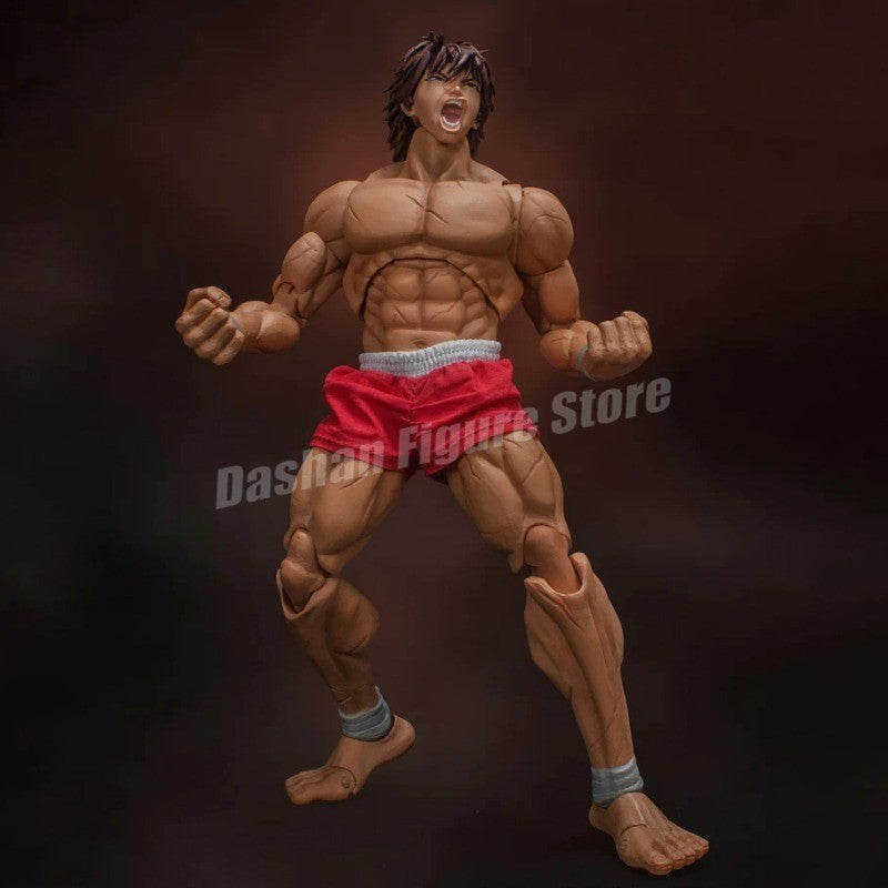 ST Baki Hanma Filho de Ogro Boneco de Ação Hanma Yuujiro Estatueta Ko Luta PVC Coleção Anime Yujiro Figuras Modelo Brinquedos Presentes