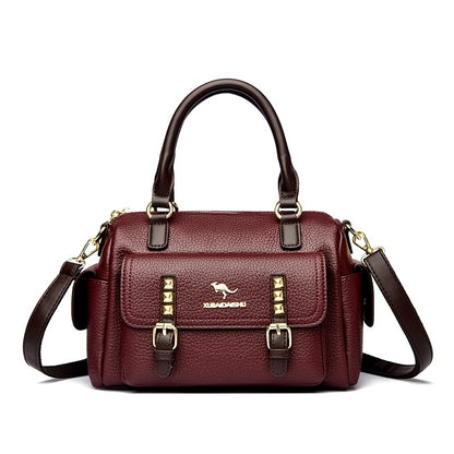 Luxury Designer Soft Pu Leather Shoulder Crossbody Messenger Bags for Women 2026 High Quality Casual Ladies Purses and Handbags