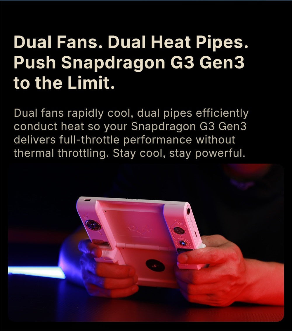 OneXugar SUGAR 1 Foldable Dual OLED Handheld Game Console Android 14 Snapdragon G3 Gen3 16GB 512GB Portable Gaming Handheld