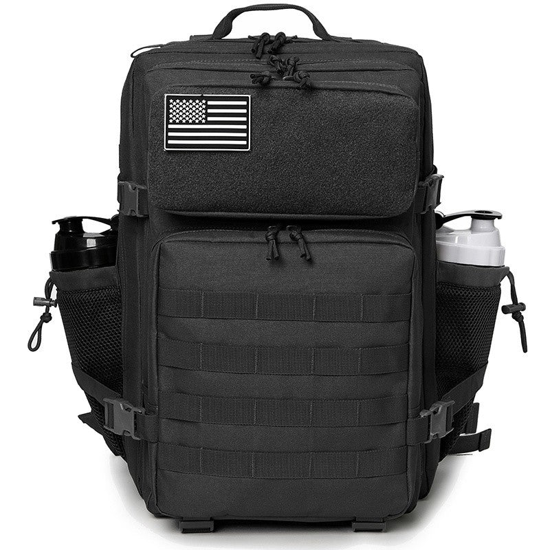 Mochila Tática 45L survival Bag Hunting MOLLE Backpack GYM Para Homens EDC Outdoor Hiking Rucksack com Suporte para Garrafa