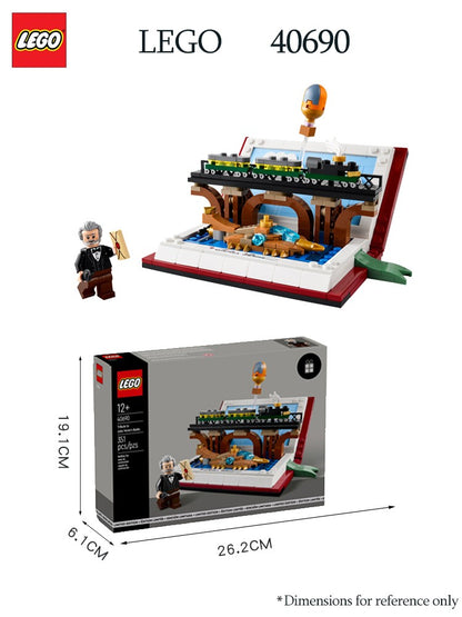 LEGO 40690 Tributo aos Livros de Júlio Verne,Creator Imagination Library