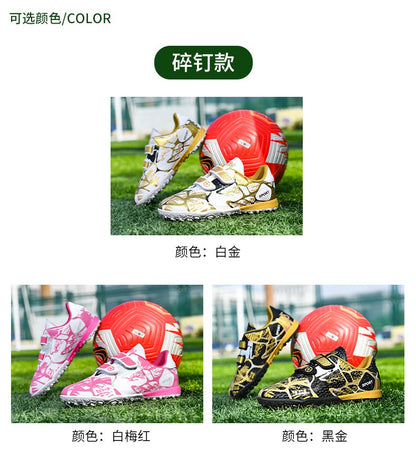 New Kids Football Boots Non Slip Professional Fast Children Football Shoes Original Boys Soccer Shoes Indoor Match Ultralight