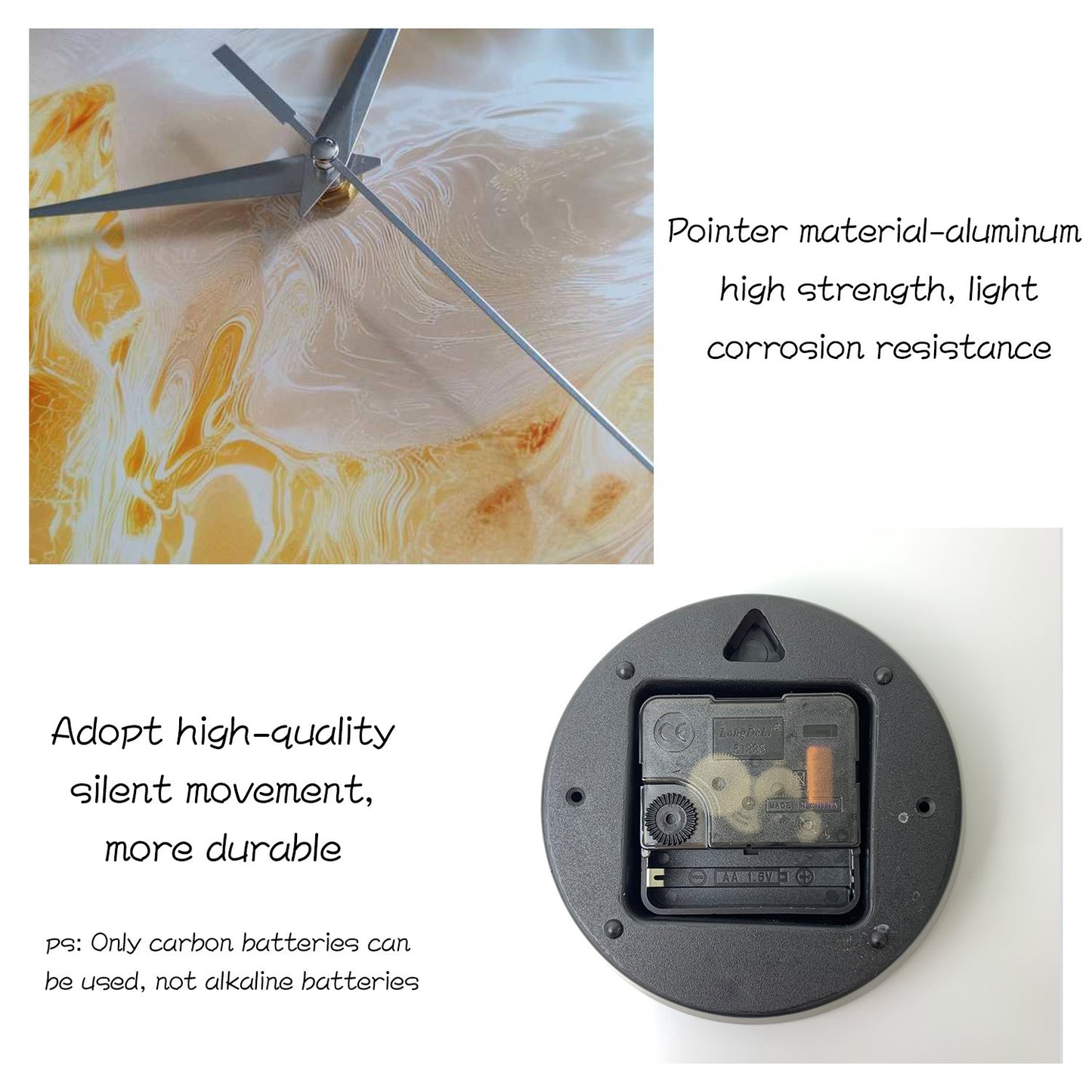 1pc glass wall clock, modern light luxury gold design wall clock, silent clock, home decoration, living room bedroom decoration