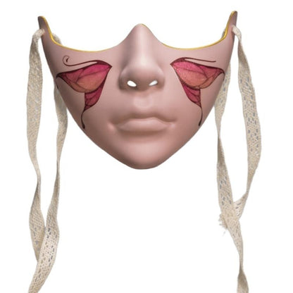 Y88A Mechanical Half Face Mask Masquerade Mask for Womens Men Aesthetics Mask Gifts