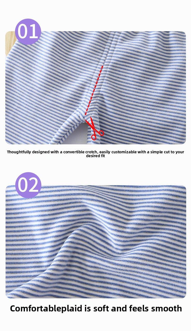 Retro Kids Thermal Underwear Set Wool Silk Dralon Winter Warm Pajamas Boys Girls Homewear Outfit