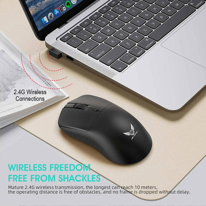 Mouse Sem Fio 2.4G Mouse Gamer Mouses Ergonômicos 800-1200-1600 DPI Mouse Recarregável Mouses de Escritório para PC Laptop Macbook Pro