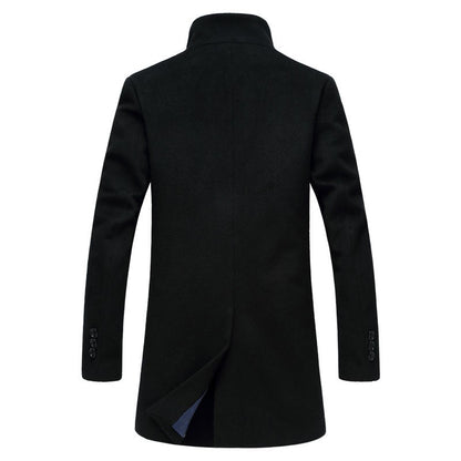Oversized Men's Wool Overcoat 5XL High Quality Business Casual Winter Jacket Coat Men Clothing Woolen Coats A2F6009