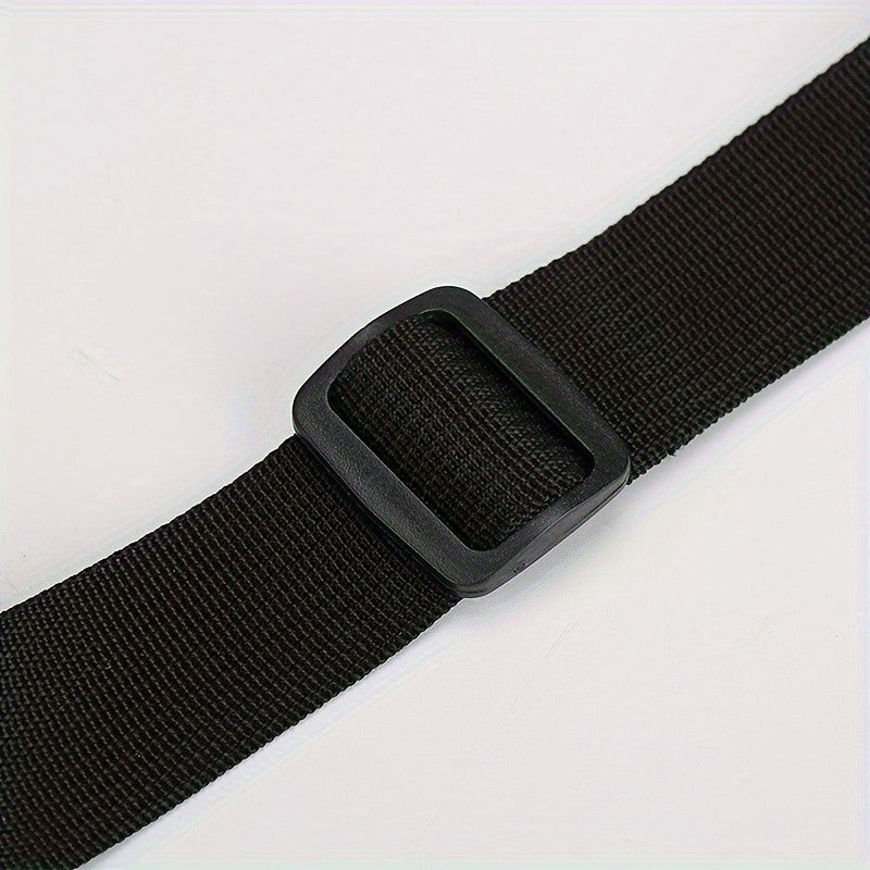 Calvin Men's Oxford Crossbody Bag, Stylish Black Travel Shoulder Bag with Adjustable Strap, Multi-Pocket Design