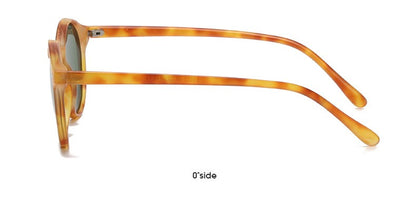Óculos de Sol Polarizados Redondos Retrô Masculino Feminino Armação Clássica Leopardo Óculos de Sol Fashion Preto Dirigindo Masculino Feminino Goggles UV400
