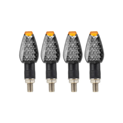 2pcs/4pcs Motorcycle LED Turn Signals Flashing  DRL for Scooter Moped ADV Dirt Bike ATV Universal Accessories Modification