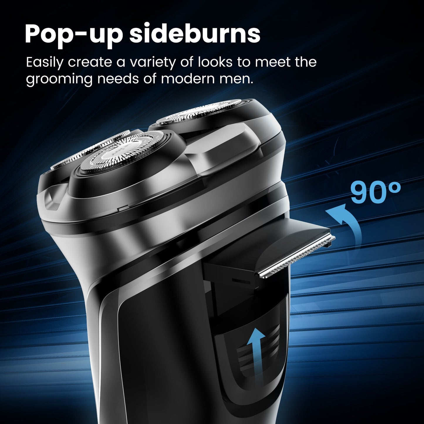 Sejoy Electric Shaver for Men 3D Floating Wet Dry Rotary Shaving Machine Rechargeable Hair Trimmer Waterproof Razor