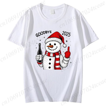 Goodbye 2025 Shirt,Goodbye 2025 Shirt,Happy New Year T-Shirt,New Year Party Shirts, 2026 Celebration Women's Men T-Shirts Tops