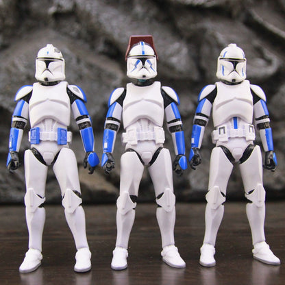 Star Wars 501st Legion ARF ARC Trooper Jesse Hardcase Commander Bane Denal Tup Dogma Boneco de Ação 6" Fase 2 Rex Team Clone Brinquedo