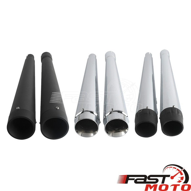 Motorcycle Slip On Mufflers Dual Exhaust Pipes For Harley Touring Road King Road Glide Electra Glides 2017-2023 Exhausts Muffler