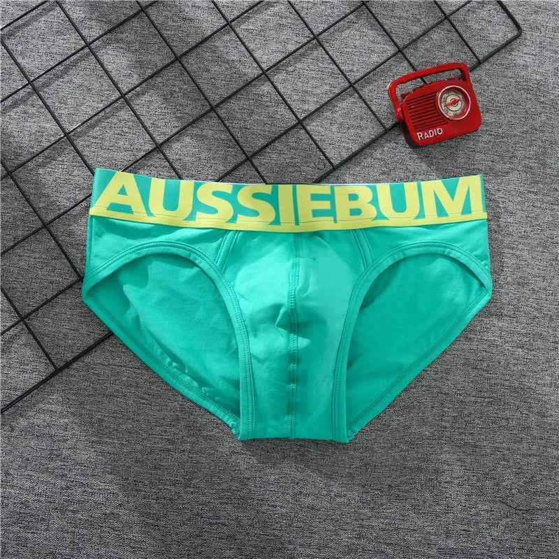 Men's cotton underwear low waist letter tide comfortable sweat-absorbent boxer shorts