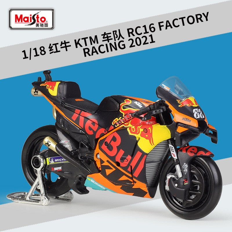 Maisto 1:18 2021 GP Racing Ducati Pramac Racing Veículos Die Cast Colecionáveis Modelo de Moto Brinquedos