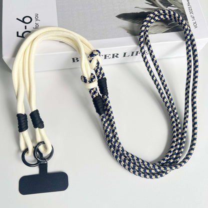 Personalized Trend Double Color Mobile Phone Universal Lanyard Diagonal Span Long Rope Shoulder Strap Rope Fashion Safety Rope