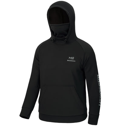 Moletom Infantil de Fleece Bassdash com Capuz e Máscara para Pesca, Resistente à Água, FS18Y