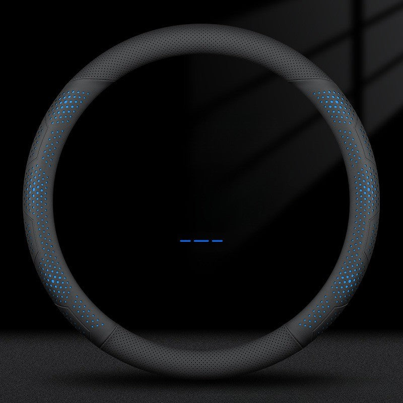 O/D Type Nappa Leather Car Steering Wheel Cover Universal Steering Wheel Cover Steering Wheel Accessories Anti Slip Handle Cover