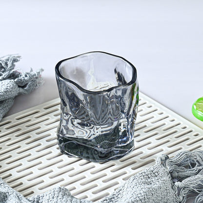 Copo de uísque cinza-fumaça 190ml, copo Old Fashioned de base pesada, conjunto de presente para bar, caneca de cerveja de cristal, direto da fábrica