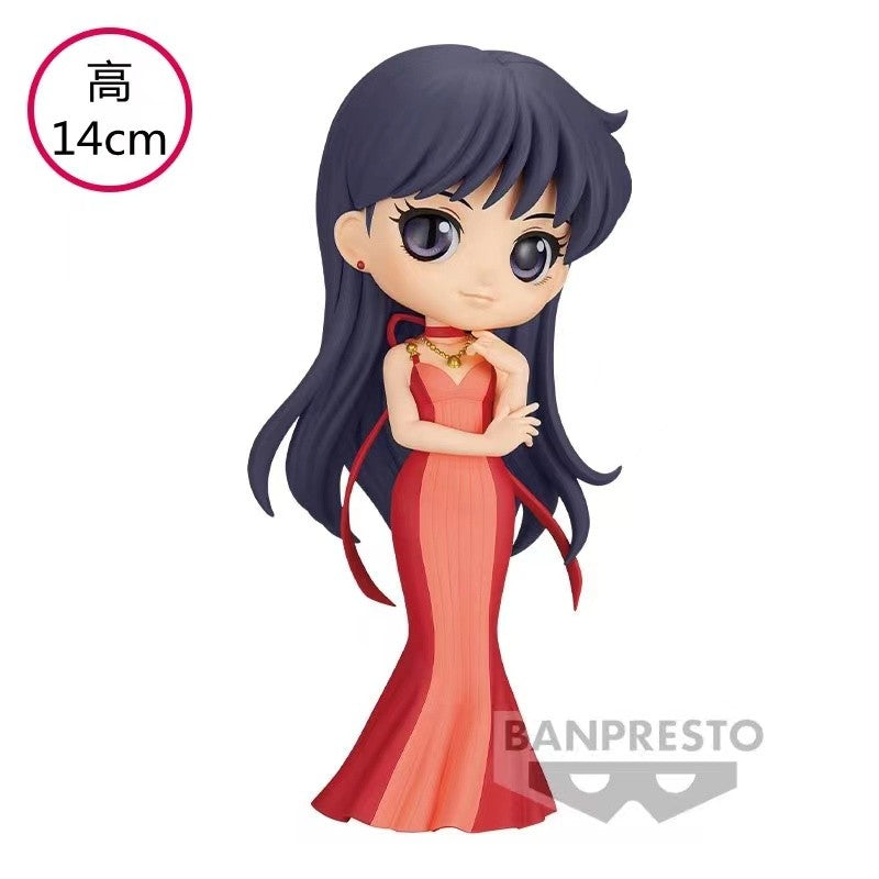 Em Estoque Original Qposket Chibiusa Sailor Moon Tsukino Usagi Kino Makoto PVC Miku Q Posket Brinquedos Fofos Anime Bonecos de Ação Presente
