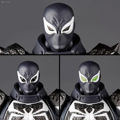 Boneco Agente Anti Venom da New Ct Toys Kaiyodo Amazing Yamaguchi Comics, Agente Venom, Boneco de Ação, Modelo, Brinquedo de Natal, Presentes