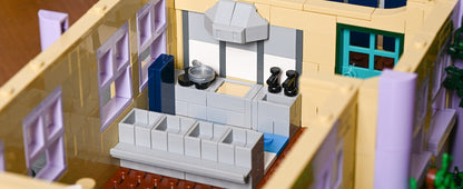 3500PCS Springfield Elementary School Building Blocks Idea Anime Street View Modular Architecture Brick Model Bricks Toys for Adults Christmas Gift