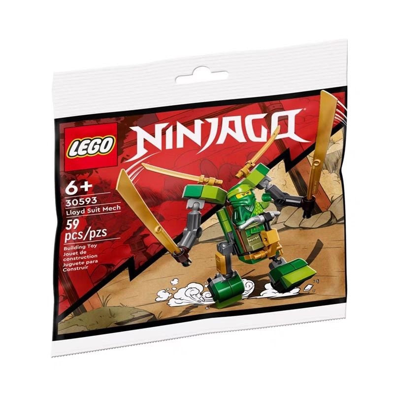 LEGO Ninjago Legacy Minifigura Kai (Polybag Dragão de Fogo) com Minifigura Kai com Espada e Planador Dragão do Kai Presente de Natal 30535