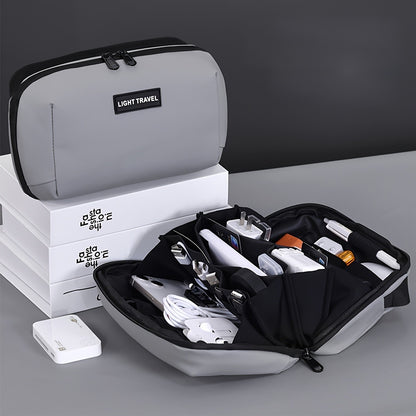 Portable Data Cable Storage Bag Mouse Headphones Power Bank Digital Accessories Organizer Bag Business Travel Numerical Code Bag