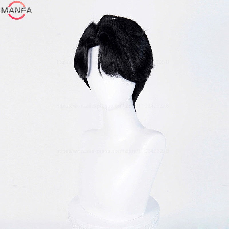 Current fashion trend music singer team role-playing wig Heat Resistant Synthetic Hair Anime Wigs +Wig Cap