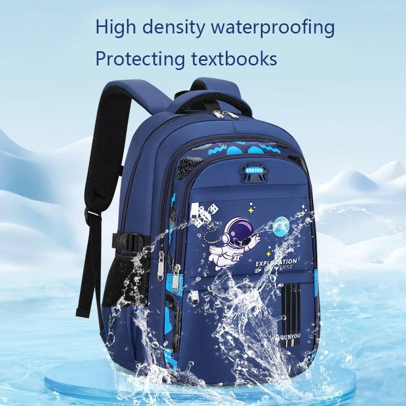 Mochila Infantil de 2 a 16 Anos para Meninos, Mochila Escolar de Astronauta, Impermeável, Bolsa Escolar Primária para Menino, Mochila Infantil