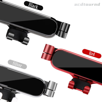 Car Phone Holder for Audi A4 B8 8KH B9 8WH A5 2009-2020 Gravity Navigation Bracket GPS Stand Air Outlet Clip Support Mount