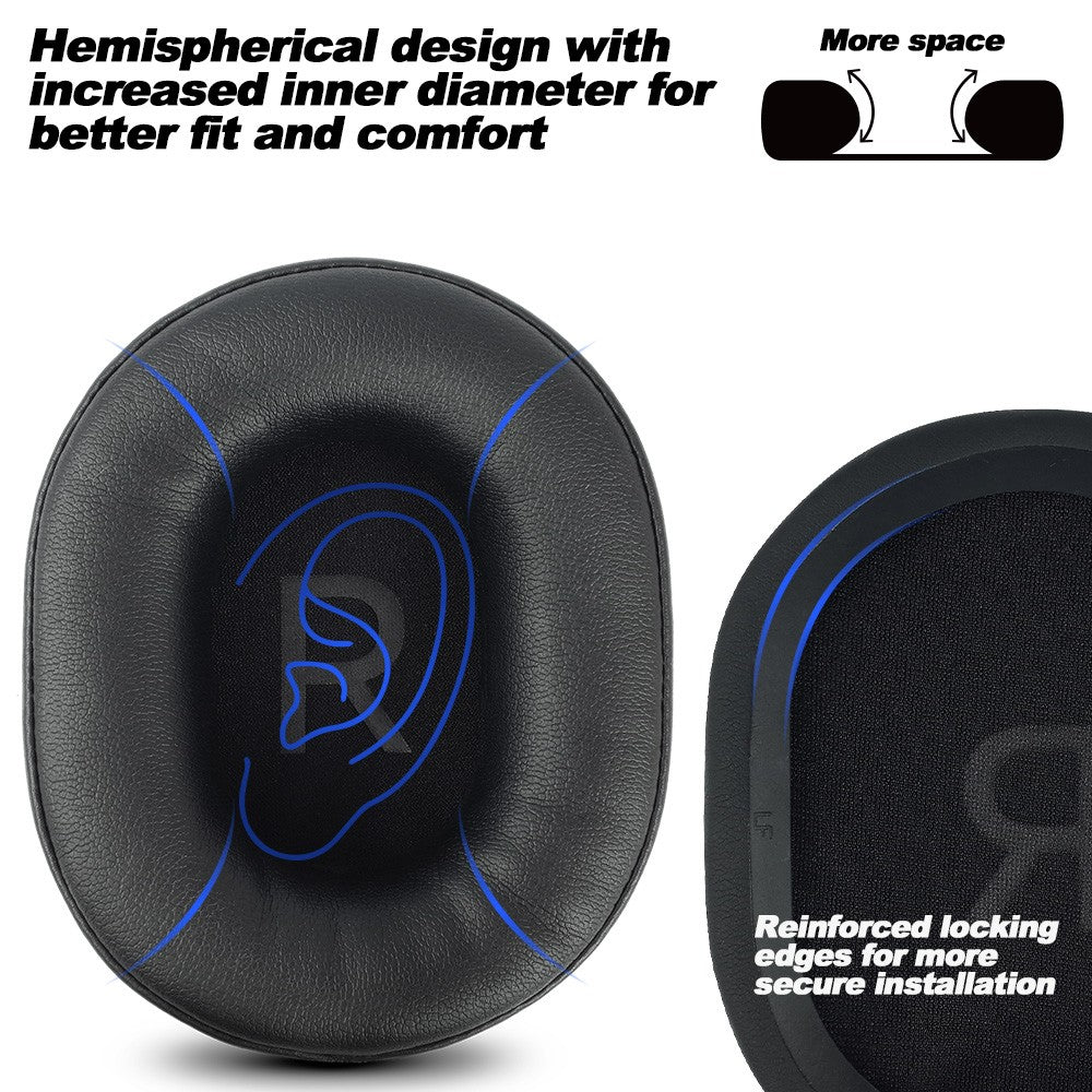 Replacement Foam Ear Pads for MCHOSE V9 S9 PRO,V9 PRO S9 PRO mchose x9 Headphones  memory foam Earpads Protein Leather