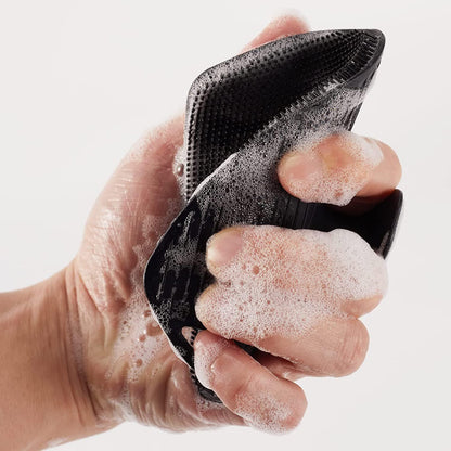 1/5pc Soft Silicone Exfoliating Brush Cleanser Manual Body Cleansing Care Scrubber Shower Gentle Massage Bath For Men