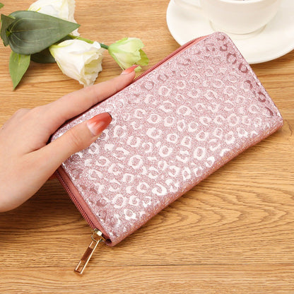 Fashion PU Leather Leather Women Wallets Glitter Pattern Large Capacity Clutch Bag 6 Colors Coin Purse Women